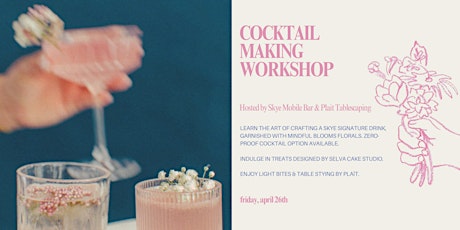 Cocktail Making Workshop at Mindful Blooms