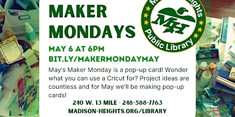 Maker Monday May- Pop-up Card
