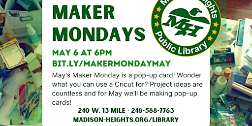 Imagem principal de Maker Monday May- Pop-up Card