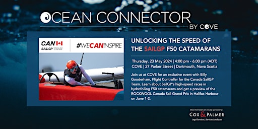Imagem principal do evento Ocean Connector: Unlocking the Speed of SailGP's F50 Catamarans