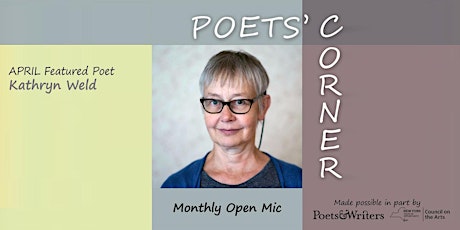 Imagen principal de Poets’ Corner Presents Kathryn Weld