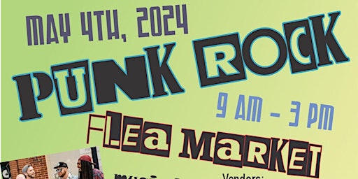 Imagem principal do evento Punk Rock Flea Market at Stone and Sage - May 4th