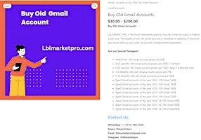 Imagem principal de 5 Best sites to Buy Gmail Accounts (PVA & Aged)