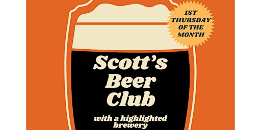 Imagem principal do evento Scott's May Beer Club