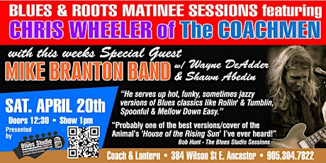 Blues and Roots Matinee Sessions at The Upper Coach