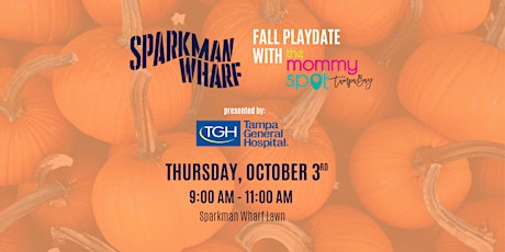 Sparkman Wharf & Mommy Spot Fall Playdate presented by Tampa General Hospital primary image