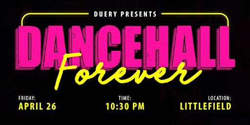 Image principale de Dancehall Forever One-Year Anniversary