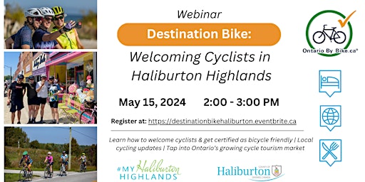 Hauptbild für Webinar: Destination Bike - Welcoming Cyclists in Haliburton Highlands