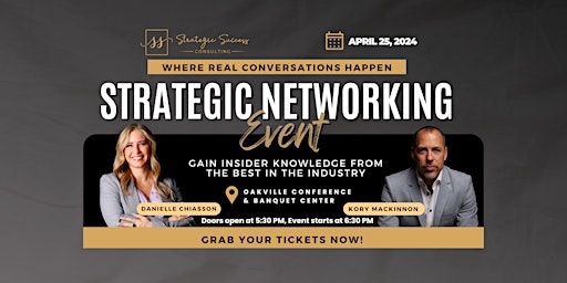 Strategic Networking Event April 25, 2024 primary image