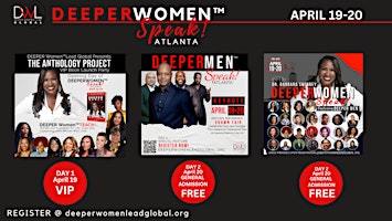 DEEPER Women™️ Speak Atlanta! primary image