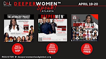 Imagem principal do evento DEEPER Women™️ Speak Atlanta!