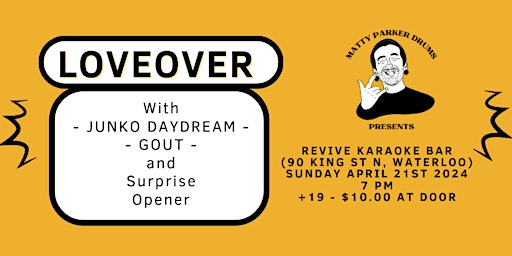 Loveover, Junko Daydream, Gout & Surprise Opener  primärbild