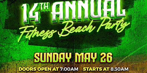 14th Annual Fitness Beach Party primary image