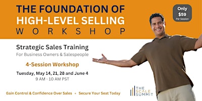 Hauptbild für Strategic Selling Training: 4 Session Workshop!