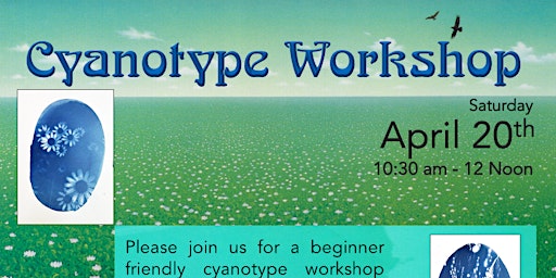 Beginner Friendly Cyanotype Workshop (Eco Printing) at Golden Mean primary image