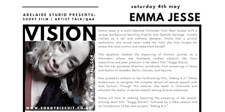 Adelaide Studio presents: Short film/Director talk by  Emma Jesse