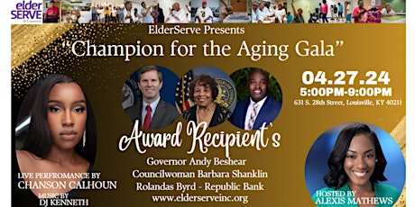 ElderServe Champion for the Aging Gala