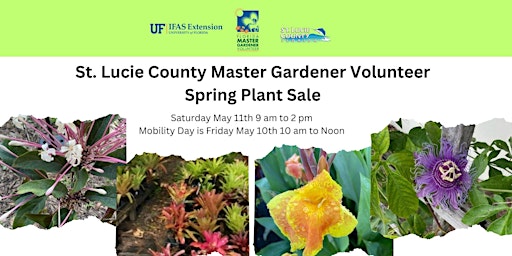 Primaire afbeelding van St. Lucie County Master Gardener Volunteer Spring Plant Sale