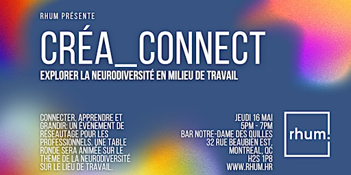 Hauptbild für CRÉA_CONNECT : exploring neurodiversity in the workplace