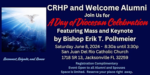 Imagen principal de CRHP and Welcome Alumni - A Day of Diocesan Celebration