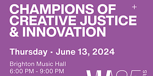 Immagine principale di Champions of Creative Justice & Innovation 