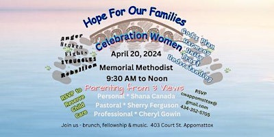 Imagem principal do evento Celebration Women Spring 2024 - Hope for Our Families, Parenting 3 Views