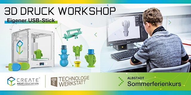 Image principale de 3D-DRUCK WORKSHOP - Dein eigener USB-Stick