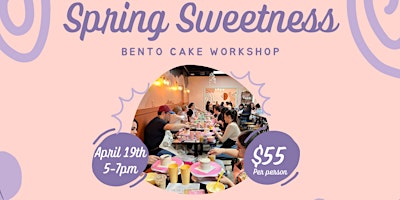 Imagem principal de Spring Sweetness Bento cake workshop
