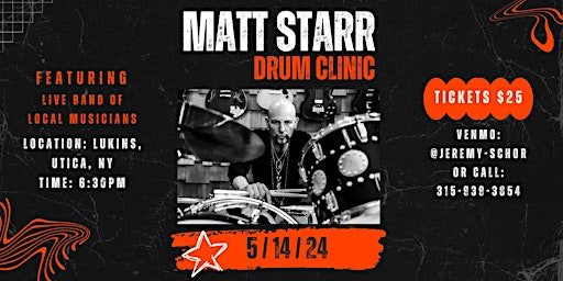 Imagem principal de Matt Starr Drum Clinic