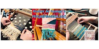 Imagem principal do evento Weaving: Introduction with the RIGID HEDDLE LOOM for French learners (2h)