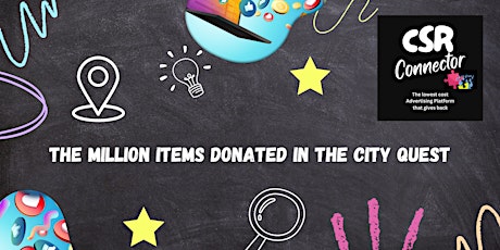 CSR Connector - The Million Items Donated in the City online conference
