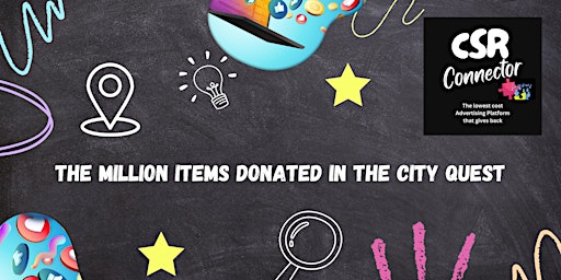 Hauptbild für CSR Connector - The Million Items Donated in the City online conference