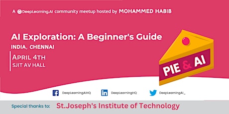 Imagen principal de Pie & AI: Chennai - AI Exploration: A Beginner's Guide