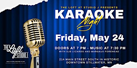 Karaoke at the Loft at Studio J!