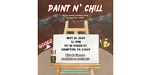 Primaire afbeelding van Paint & Chill with Goodz Foundation & Chateau Cares