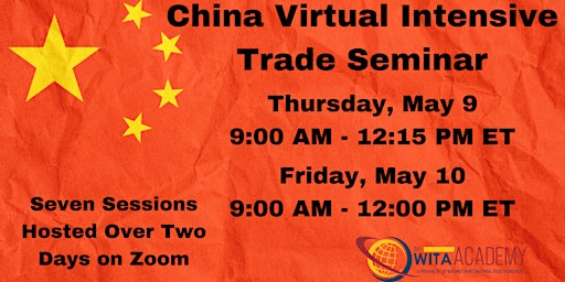 Imagem principal do evento 2024 WITA Academy China Virtual Intensive Trade Seminar