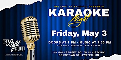 Karaoke at the Loft at Studio J!