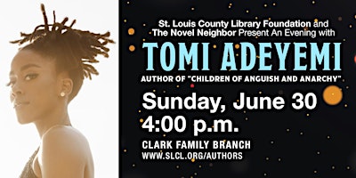 Imagem principal de Author Event - Tomi Adeyemi, "Children of Anguish & Anarchy"