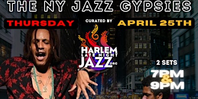 Imagem principal do evento Thurs. 04/25: The NY Jazz Gypsies at the Legendary Minton's Playhouse NYC.