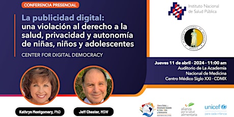 Conferencia presencial - Center for Digital Democracy