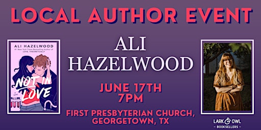 Primaire afbeelding van Ali Hazelwood Author Event - NOT IN LOVE