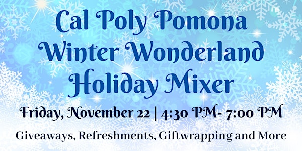 CPP Winter Wonderland Holiday Mixer 2019