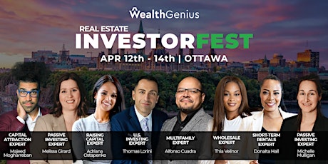 Imagen principal de WealthGenius Real Estate InvestorFest - Ottawa ON [041224]