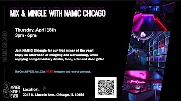 Primaire afbeelding van MIXER & MINGLING WITH NAMIC CHICAGO