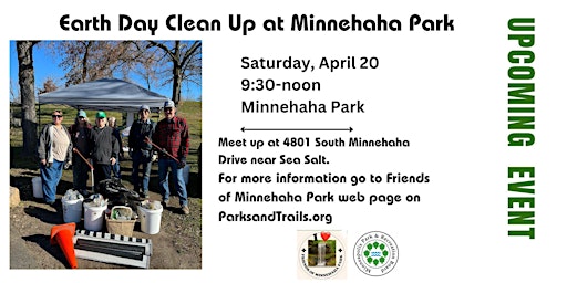 Primaire afbeelding van Earth Day Clean Up at Minnehaha Park