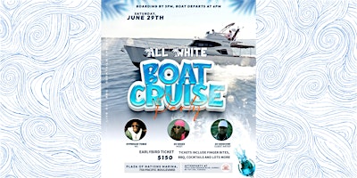 All White Boat Party With DJ Edizz primary image