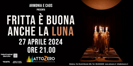 Imagem principal do evento Fritta è buona anche la Luna