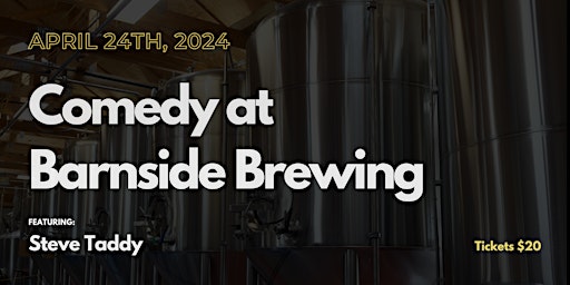 Primaire afbeelding van Stand-up Comedy at Barnside Brewing