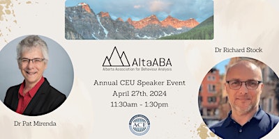 AltaABA Annual CEU Speaker Event 2024 primary image
