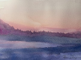 Landscape Watercolor Painting with Ronna: April theme is Sand & Sky primary image